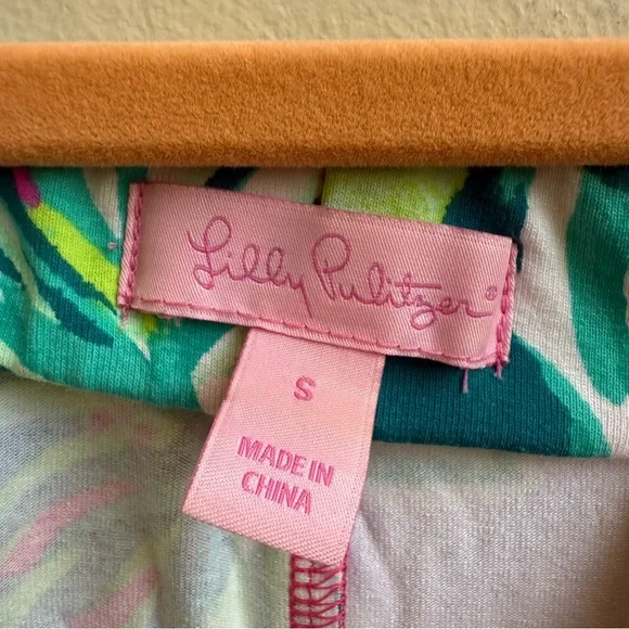 Lilly Pulitzer Fawcett off shoulder dress Early Bloomer print Size Small - Picture 4 of 5